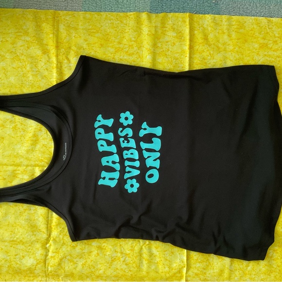 Black and Aqua Tank Tops Set (buy as a bundle) - Picture 7 of 10